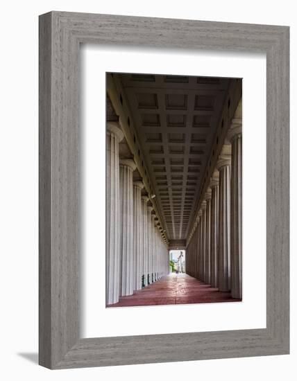 Soldier Field Colunnade-Steve Gadomski-Framed Photographic Print