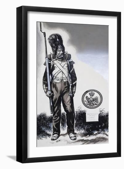 Soldier in Uniform of the Imperial Guard-Gerry Embleton-Framed Giclee Print