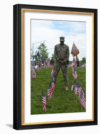 Soldier, Memorial Day,2019 (Photograph)-Anthony Butera-Framed Giclee Print