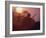 Soldier of the 11th Armored Regiment on a Tank in the Sunset. Vietnam-Co Rentmeester-Framed Photographic Print