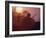 Soldier of the 11th Armored Regiment on a Tank in the Sunset. Vietnam-Co Rentmeester-Framed Photographic Print