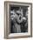 Soldier Passionately Kissing His Girlfriend While Saying Goodbye in Pennsylvania Station-Alfred Eisenstaedt-Framed Photographic Print