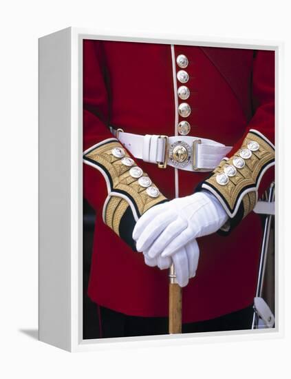 Soldier's Uniform, London, England-Rex Butcher-Framed Premier Image Canvas