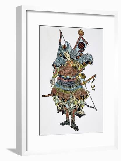 Soldier: Samurai-Totoya Hokkei-Framed Giclee Print