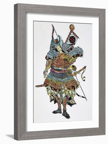 Soldier: Samurai-Totoya Hokkei-Framed Giclee Print