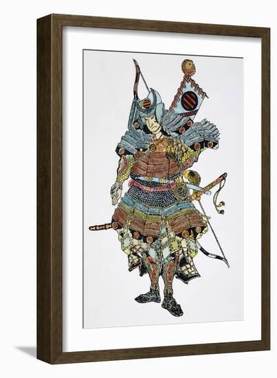 Soldier: Samurai-Totoya Hokkei-Framed Giclee Print