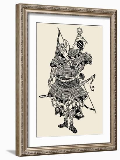 Soldier: Samurai-Totoya Hokkei-Framed Giclee Print