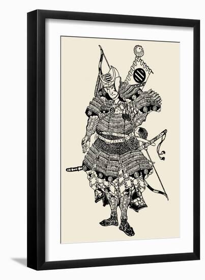 Soldier: Samurai-Totoya Hokkei-Framed Giclee Print