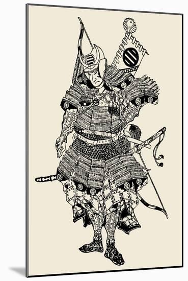 Soldier: Samurai-Totoya Hokkei-Mounted Giclee Print