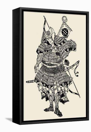 Soldier: Samurai-Totoya Hokkei-Framed Premier Image Canvas