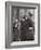 Soldier Tenderly Kissing His Girlfriend's Forehead as She Embraces Him While Saying Goodbye-Alfred Eisenstaedt-Framed Photographic Print