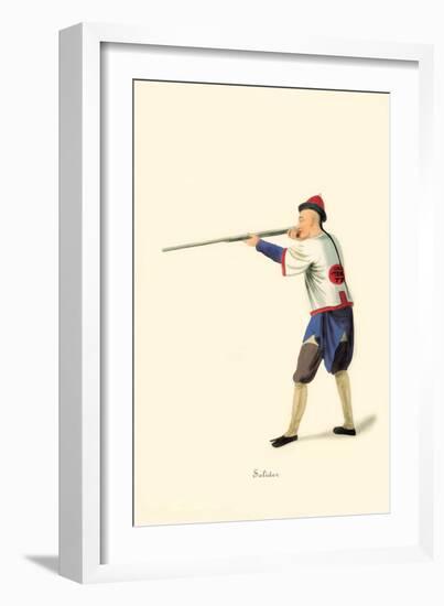 Soldier-George Henry Malon-Framed Art Print