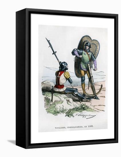 Soldiers, 1400 (1882-188)-Felix Henri Emmanuel Philippoteaux-Framed Premier Image Canvas