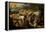 Soldiers Ambush a Cart and Passengers, Between 1600-1647-Sebastian Vrancx-Framed Premier Image Canvas