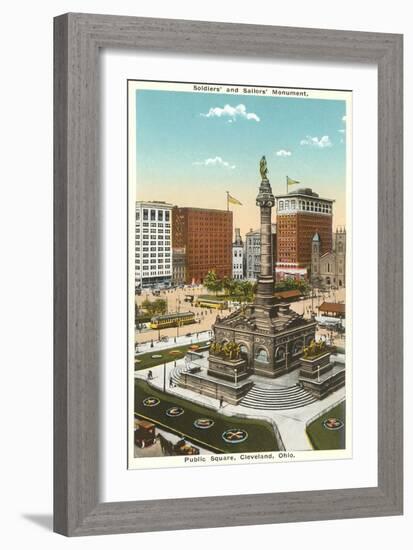 Soldiers and Sailors Monument, Cleveland, Ohio-null-Framed Art Print