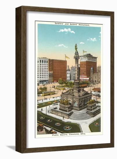 Soldiers and Sailors Monument, Cleveland, Ohio-null-Framed Art Print