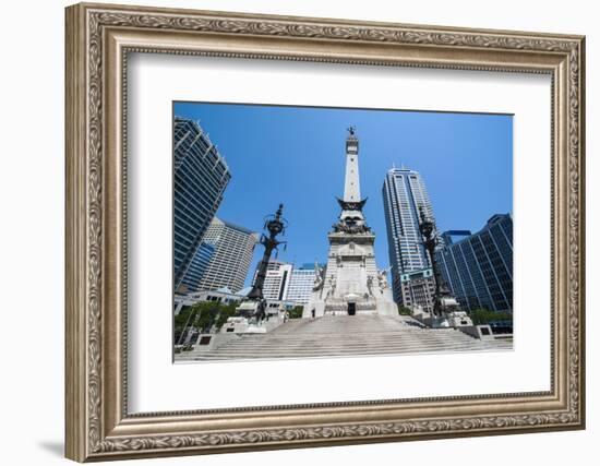 Soldiers' and Sailors' Monument, Indianapolis, Indiana, United States of America, North America-Michael Runkel-Framed Photographic Print