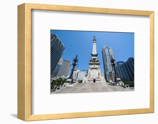 Soldiers' and Sailors' Monument, Indianapolis, Indiana, United States of America, North America-Michael Runkel-Framed Photographic Print