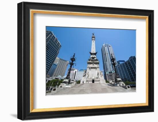 Soldiers' and Sailors' Monument, Indianapolis, Indiana, United States of America, North America-Michael Runkel-Framed Photographic Print