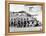 Soldiers And Their Tank Advance Into a Belgian Town During WWII-Stocktrek Images-Framed Premier Image Canvas