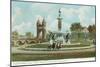 Soldiers Arch, Corning Fountain, Hartford, Connecticut-null-Mounted Art Print