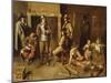 Soldiers at Rest in an Inn-Jean Michelin-Mounted Giclee Print