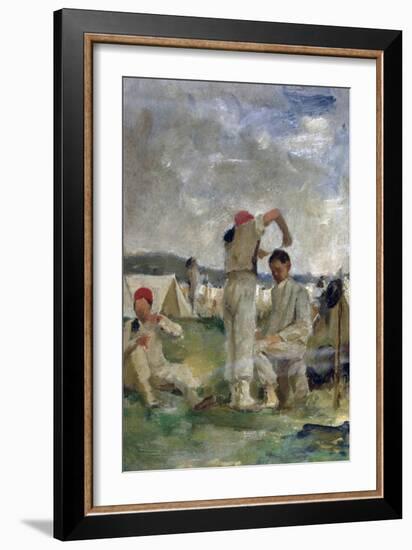 Soldiers at the Camp (Soldati Al Campo)-Demetrio Cosola-Framed Giclee Print