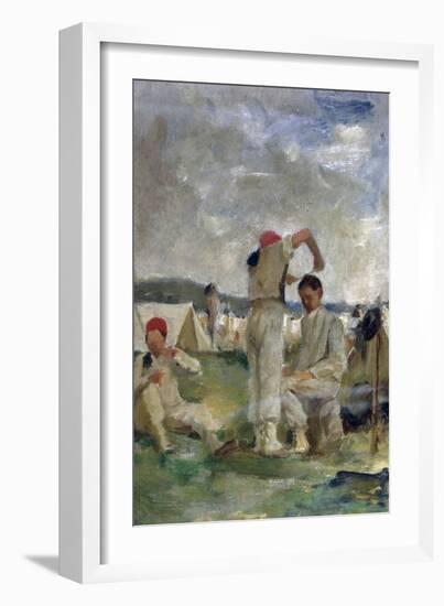 Soldiers at the Camp (Soldati Al Campo)-Demetrio Cosola-Framed Giclee Print