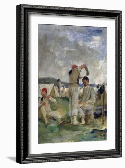 Soldiers at the Camp (Soldati Al Campo)-Demetrio Cosola-Framed Giclee Print