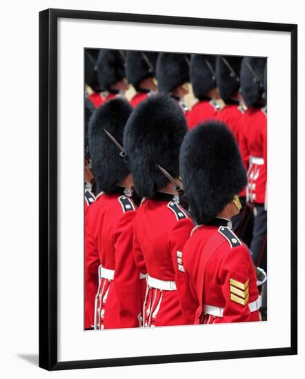 Soldiers at Trooping Colour 2012, Queen's Official Birthday Parade, Horse Guards, London, England-Hans Peter Merten-Framed Photographic Print