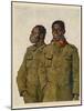 Soldiers from Liberia Fighting with the Allies in World War One-Theodor Baumgartner-Mounted Photographic Print