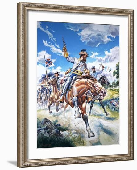 Soldiers in the American Civil War-null-Framed Giclee Print