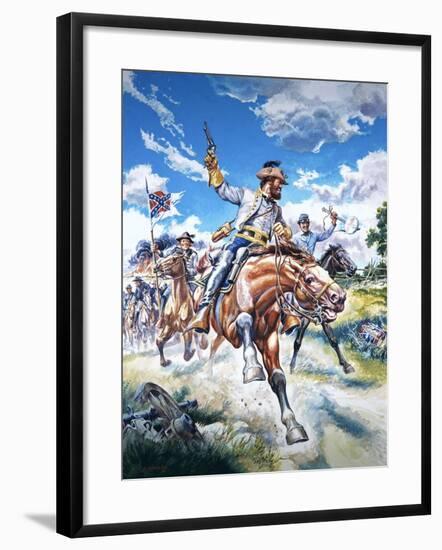 Soldiers in the American Civil War-null-Framed Giclee Print