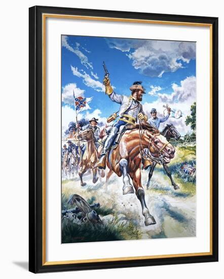 Soldiers in the American Civil War-null-Framed Giclee Print