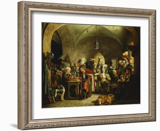Soldiers in the Keep of a Castle-Rorbye Martinus-Framed Giclee Print