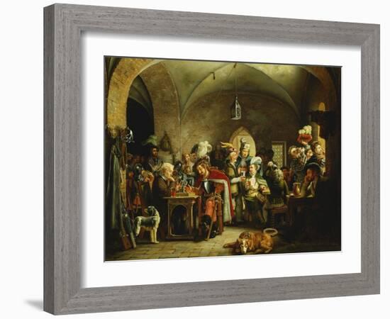 Soldiers in the Keep of a Castle-Rorbye Martinus-Framed Giclee Print