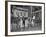 Soldiers Kissing their Brides after Being Married in a Mass Ceremony-null-Framed Photographic Print