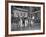 Soldiers Kissing their Brides after Being Married in a Mass Ceremony-null-Framed Photographic Print