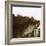 Soldiers marching past bombed-out houses, Champagne, northern France, c1914-c1918-Unknown-Framed Photographic Print