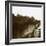 Soldiers marching past bombed-out houses, Champagne, northern France, c1914-c1918-Unknown-Framed Photographic Print