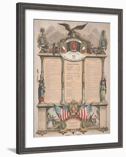 Soldiers' Memorial, 1863-null-Framed Giclee Print