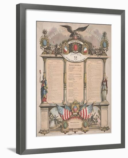 Soldiers' Memorial, 1863-null-Framed Giclee Print