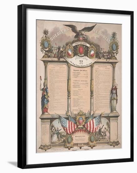 Soldiers' Memorial, 1863-null-Framed Giclee Print