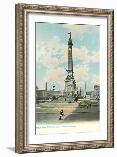 Soldiers Monument, Indianapolis, Indiana-null-Framed Art Print