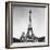 Soldiers of 4th US Infantry Division Looking at Eiffel Tower as They Liberate Capital City, WWII-John Downey-Framed Photographic Print