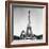 Soldiers of 4th US Infantry Division Looking at Eiffel Tower as They Liberate Capital City, WWII-John Downey-Framed Photographic Print