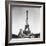 Soldiers of 4th US Infantry Division Looking at Eiffel Tower as They Liberate Capital City, WWII-John Downey-Framed Photographic Print