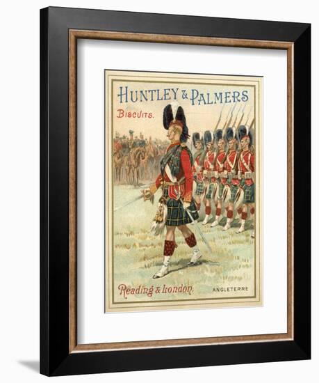 Soldiers of a Highland Regiment on Parade-null-Framed Giclee Print