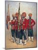 Soldiers of the 15th Ludhiana Sikhs, Illustration for 'Armies of India' by Major G.F. MacMunn,…-Alfred Crowdy Lovett-Mounted Giclee Print