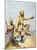 Soldiers of the 24th Punjabis Malikdin Khel (Afridi) and Subadar, Jay Sikh, Illustration for…-Alfred Crowdy Lovett-Mounted Giclee Print